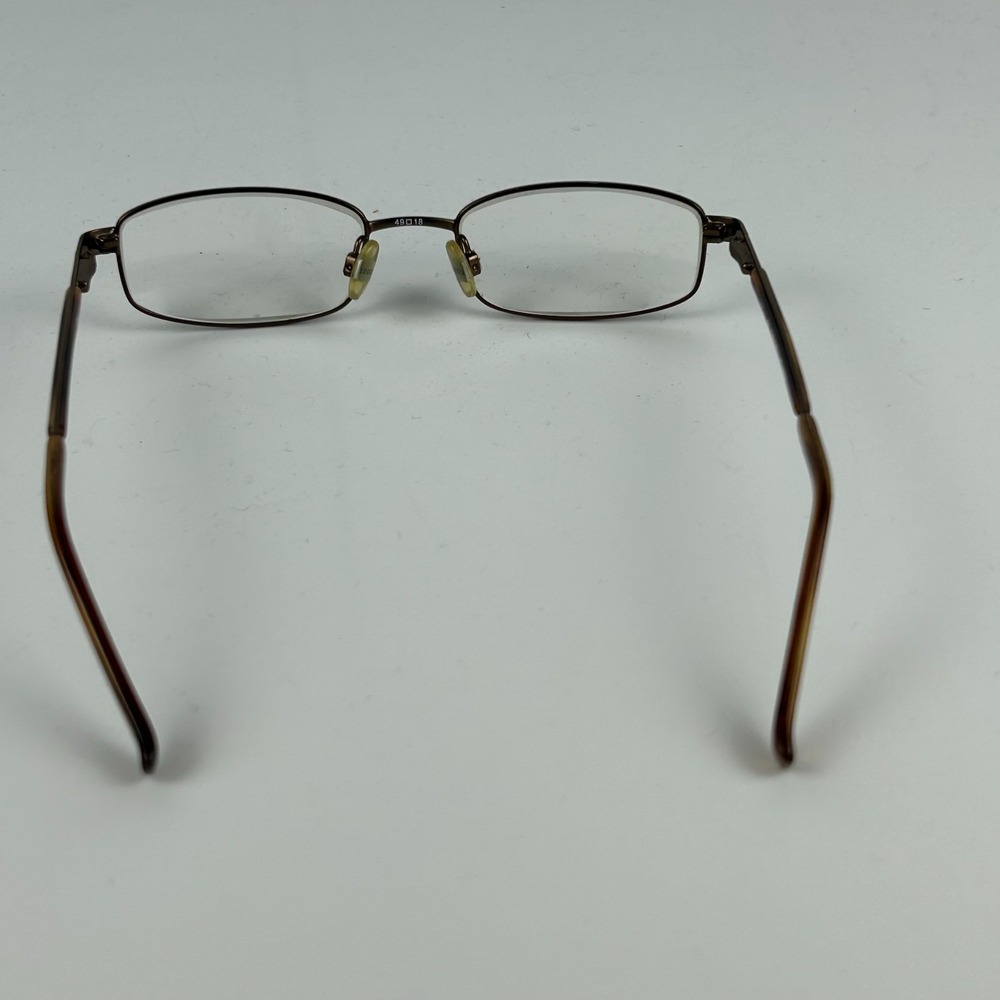 Izod 387 Unisex Adults Eyeglasses Frame Brown Rectangle Full‎ Rim 49-18-135 mm - Picture 6 of 10